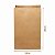 Saco de Papel Kraft SOS 18x30cm 05kg 80g/m² Liso para Delivery com 100 Embalagens - Imagem 2