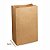 Saco de Papel Kraft SOS 18x30cm 05kg 80g/m² Liso para Delivery com 100 Embalagens - Imagem 3