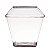 Pote Quadrado com Tampa Cristal 180ml • Strawplast - Imagem 1