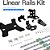 Kit Upgrade Linear Rails Original Creality Para Ender - Imagem 1