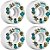 Bones Wheels STF V1 Earth Rollers - 52mm - Imagem 2