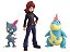 Pokemon Scale World Johto Region Silver, Croconaw, & Sneasel Set of 3 Figures - Imagem 1