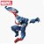 Spider Man Maximum Venom Super Premium Figure Captain America Marvel SPM - Imagem 1