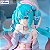 Vocaloid Hatsune Miku (Love Sailor Grey Color Ver.) Noodle Stopper Figure - Imagem 2