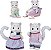 Sylvanian Families, Snow Leopard Family, FS-55 - Imagem 2