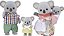 Epoch Sylvanian Families Family Doll "Fs-15 Family of Koala" - Imagem 2