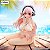 458 - Nitroplus Super Sonico (White Bikini Ver.) Noodle Stopper Figure - Imagem 1