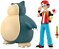 POKEMON SCALE WORLD KANTO RED & SNORLAX & POKEMON FLUTE - Imagem 1