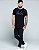 Camiseta masculina premium preta assinatura refletivo camaleão - Imagem 4