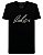 Camiseta masculina premium preta assinatura refletivo cinza - Imagem 1