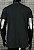 Camiseta masculina premium preta placa de metal frontal prateada - Imagem 2