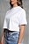 Cropped oversized white - micrologo na gola - Imagem 3