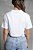 Cropped oversized white - micrologo na gola - Imagem 2