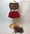 Vestido Pet Natal Fru Fru - Imagem 1