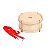 BUMBO INFANTIL 08" DE MADEIRA PELE ANIMAL KIDZZO - Imagem 4