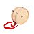BUMBO INFANTIL 08" DE MADEIRA PELE ANIMAL KIDZZO - Imagem 6