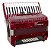 ACORDEON 48 BAIXOS 34 TECLAS TA 4805 THOMMASI VERMELHO - Imagem 3