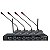 MICROFONE SEM FIO QUADRUPLO EPXCM PRO C4 GOOSENECK DIGITAL 40 CANAIS - Imagem 1