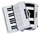 ACORDEON 8 BAIXOS 22 TECLAS MICHAEL ACM0822 COM BAG - Imagem 6