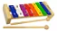 XILOFONE METALOFONE INFANTIL 8 NOTAS MADEIRA VANGUARDA - Imagem 4
