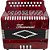 ACORDEON 8 BAIXOS 21 BOTÕES THOMMASI MOD.8/21 COM ESTOJO - Imagem 2