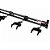 SUPORTE DE PAREDE PARA 5 INSTRUMENTOS IBOX AGSB5 - Imagem 3