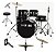 BATERIA ACÚSTICA PROFIRE BUMBO 20 PRATOS E BANCO CROMADA - Imagem 4