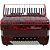 Acordeon 120 Baixos 41 Teclas Ta 12020 Vermelho Thommasi - Imagem 2
