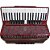 Acordeon 120 Baixos 41 Teclas Ta 12020 Vermelho Thommasi - Imagem 6