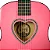 VIOLAO ACUSTICO NYLON 34 PINK HEART MYTH MT34N - Imagem 3