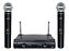 MICROFONE SEM FIO DUPLO DE MAO MXT MOD.: UHF-302 COM MALETA - Imagem 4