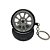 Chaveiro de Roda Miniatura Saveiro Cross G6 com Pneu de Borracha - Imagem 1