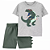 Conjunto  (camiseta dinossauro e bermuda) - Imagem 1
