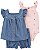 Trio - Body, blusa e short - jeans - Imagem 1