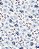 Vestido azul floral / nova coleção  / acompanha Tiara - Imagem 3
