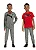 Trio Puma Infantil 3 peças para menino: cinza, escuro, vermelho - Imagem 1