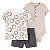Trio camiseta, body e short nova coleçâo - Imagem 1