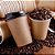 Copo Termico Papel Kraft 180ml 50 unidades C/ Tampa para Copa Àgua Chá Café Capuccino - Imagem 7