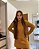 Maxi Tricot Comfy Gola Mostarda - Imagem 2