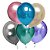 Balão Cromado Número 5 Redondo com 25 unidades - Art Latex - Imagem 1