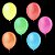 Balão bexiga nº 9 Neon Sortido Joy com 25 unidades - Imagem 1