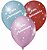 Balão Sortido nº 9 Feliz Aniversário Joy com 25 Unidades - Imagem 1