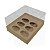 Caixa Kraft para 6 Meios Ovos 50g Pacbox com 10 unidades - Imagem 1