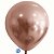 Balão Bexiga Redondo n°9 Cromado Rose Gold Joy com 25 unidades - Imagem 1
