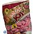 Balão Bexiga Redondo n°9 Borboletas Rosa e Branco Joy com 25 unidades - Imagem 2