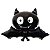 Balão Morcego Feliz Grupo Festa 50x70cm Halloween - Imagem 1