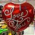 Balão Coração I Love You Amor 45cm - Imagem 3