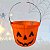 Balde Decorativo Abóbora para Halloween - 17,5x14cm | Fox - Imagem 2