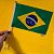 Bandeira do Brasil Tecido Copa do Mundo 21x14cm com 12 unidades - Imagem 5
