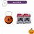 Kit 5 Doces Halloween + Teia + Cabeça de abóbora Dia Bruxas - Imagem 2